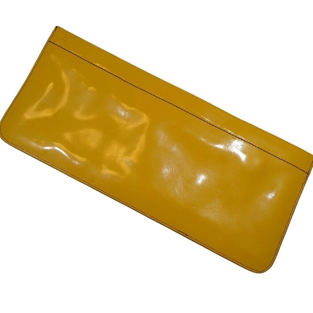 Monsac Long Rectangular Yellow Slim Shabby Chic Fashion Clutch